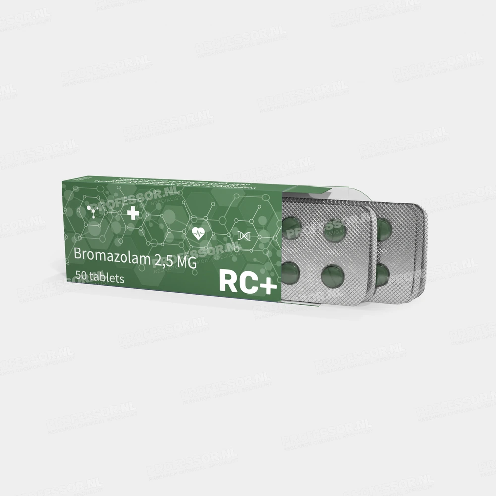 Bromazolam25MG.webp RC+ Bromazolam 2,5mg Box - immagine 1